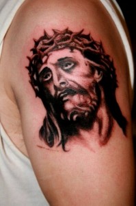 Jesus tattoo