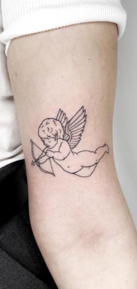 small baby angel tattoos