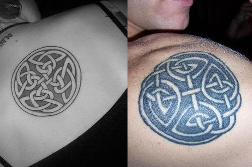 Premium Vector | Medieval celtic knot tattoo set celtic irish knots  ornament celtic symbols endless knot shape icon