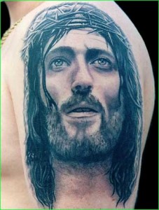 Movie related Jesus Tattoo