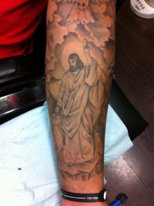 Powerful Jesus Tattoo