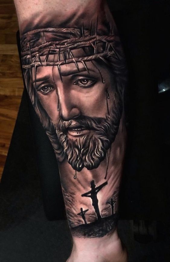 Top more than 63 jesus tattoo on forearm - thtantai2