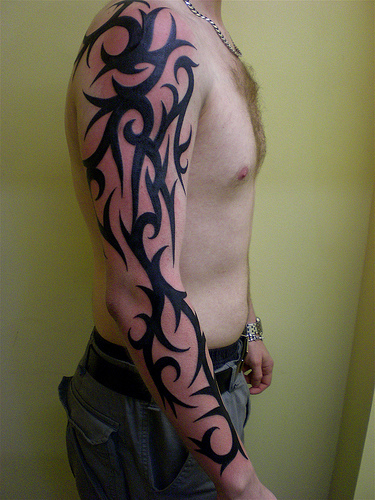 Full Arm Sleeve Tribal Tattoo Designs ~ Tribal Tattoo Sleeve Designs ...
