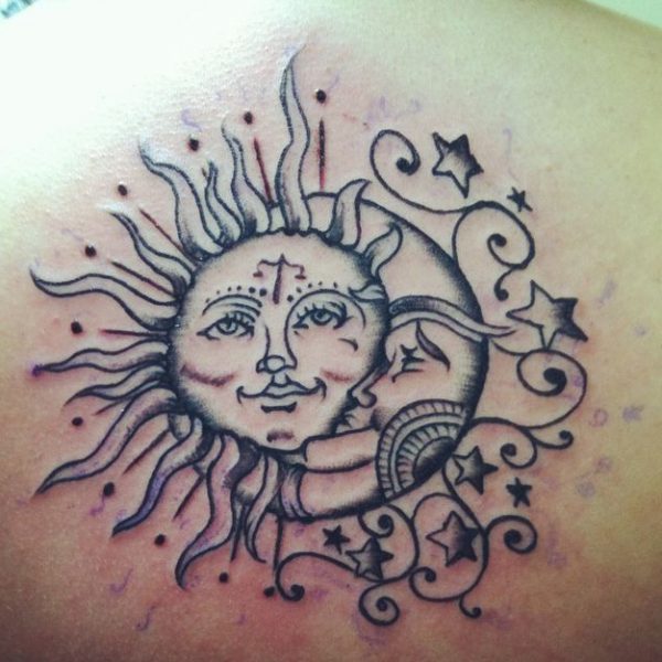 65 Amazing Sun and Moon Tattoo Designs for the Couples - Tattoo Me Now
