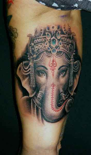 Ganesha hand tattoo Mark Stonge Creation Tattoo Scotland  rtattoos