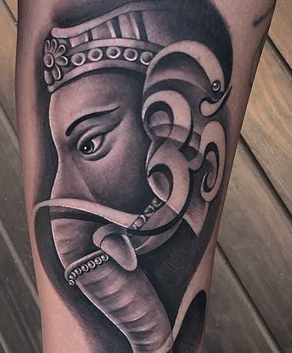 InkSoul Tattoos  Om with Ganesha  om ganesha Artist   beardtattooleon  ganesh ganesha ganeshtattoo vinayagar vinayaka  vinayakan religious simpletattoo ink inked inksoultattoos  inktober2021 wristtattoo hinduism tattooed 