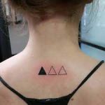 3 Triangle Tattoo Done by artist minkzone Follow muffstattoostudio   CALL to book  appointment or WhatsApp on  Instagram