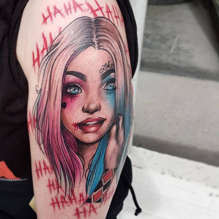 The Top 23 Harley Quinn Tattoo Ideas  2021 Inspiration Guide