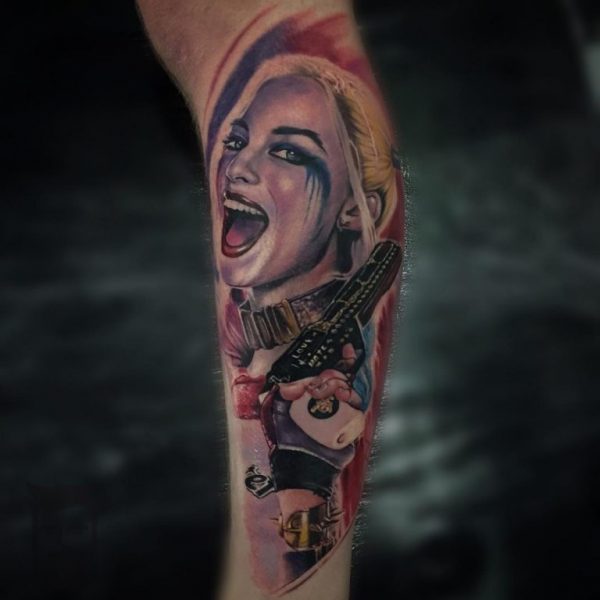 50 Amazing Harley Quinn Inspired Tattoo Designs And Margot Robbies