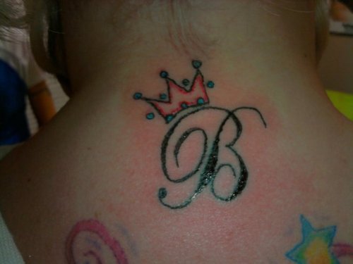 Tattoo of KJB heart Bond love tattoo  custom tattoo designs on  TattooTribescom
