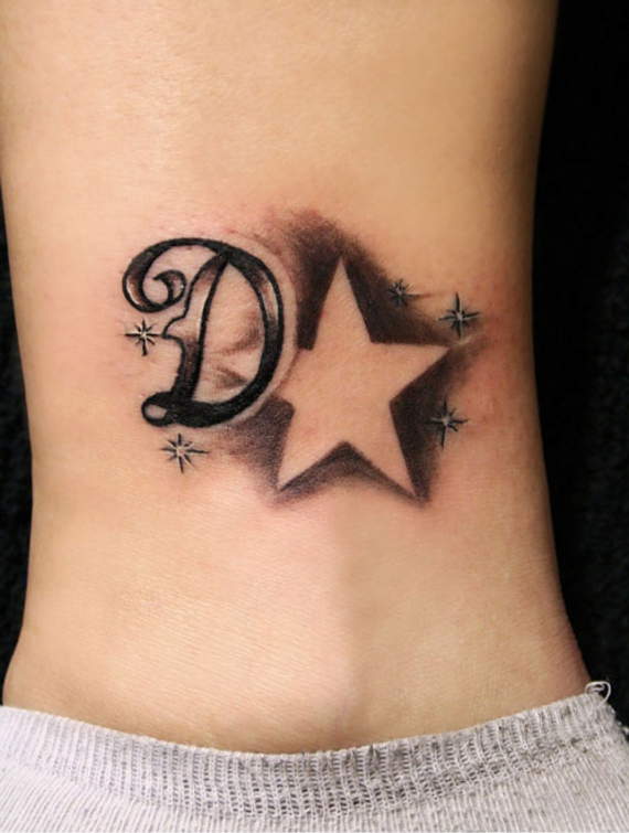Letter D Design For Tattoo