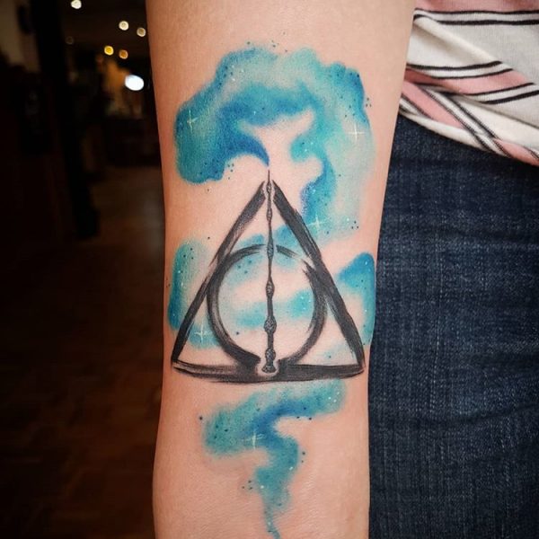 Deathly Hallows Tattoo explained – 100+ Deathly Hallows Tattoo Designs ...