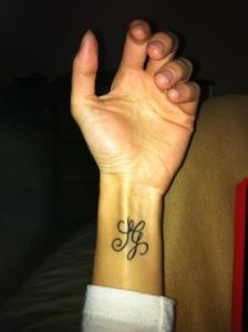 I got a tattoo of a g letter  Tattoos Get a tattoo Jesus fish tattoo