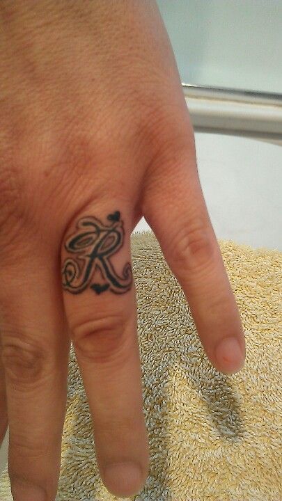 Inked Tattooz  Love tattoo with letter R smalltattoos  Facebook