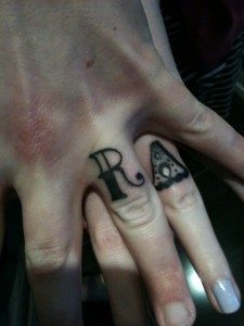 Make simple letter tattoo of R and SM  YouTube