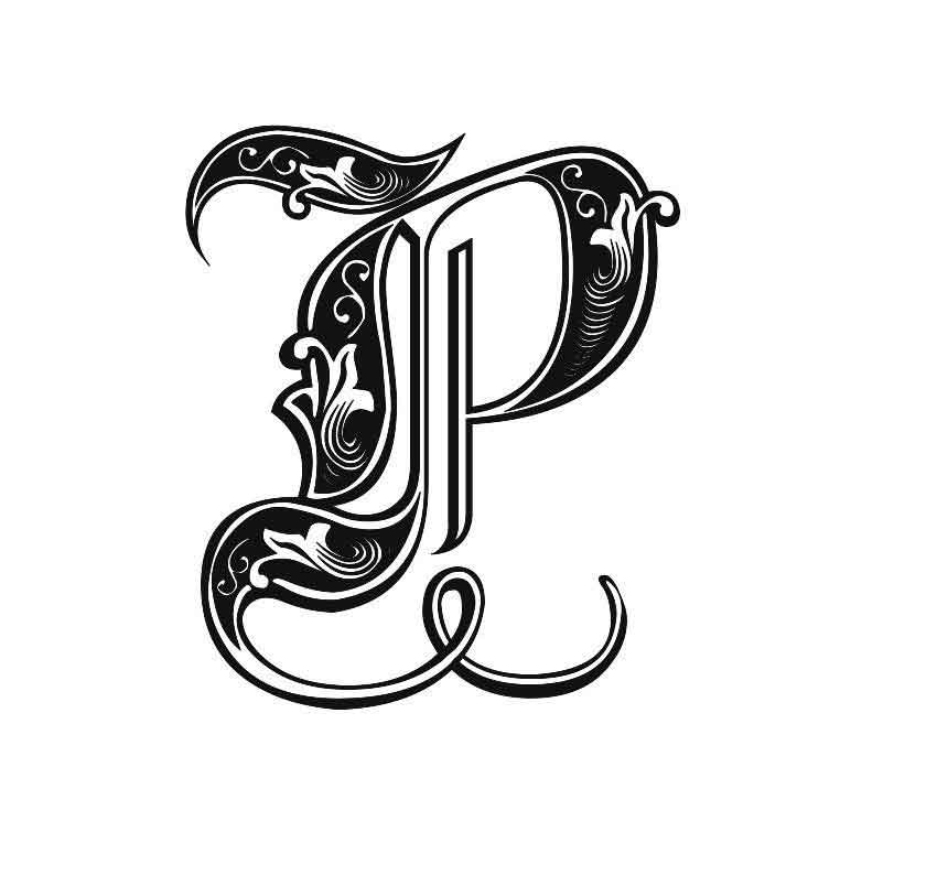 Buy P Name Alphabet Tattoo Waterproof For Men and Women Temporary Body  Tattoo Online In India At Discounted Prices