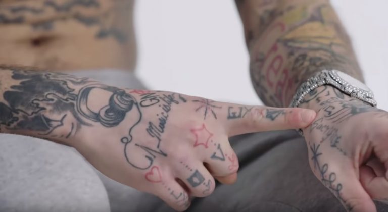5. Lil Skies' Rose Tattoo: A Symbol of Love or Rebellion? - wide 11
