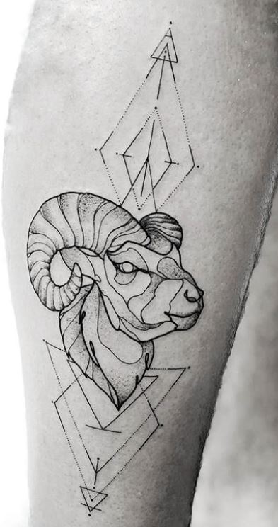 90 Unique Aries Tattoos to Compliment Your Body and Personality ...