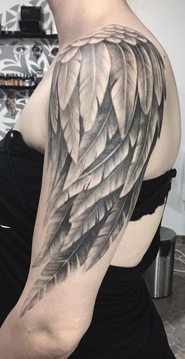 double wing tattoo on forearmTikTok Search