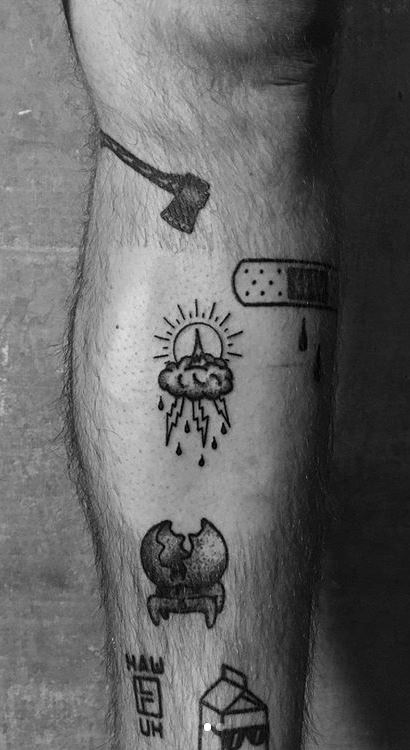 AJ Tattoo Arts - Leg band tattoo #ajtattooarts #legtattoo... | Facebook