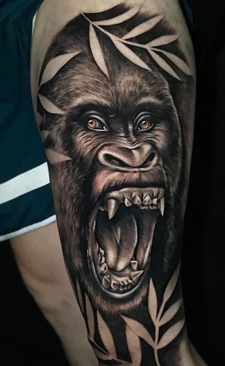 100 Unique Gorilla Tattoos You'll Need to See - Tattoo Me Now