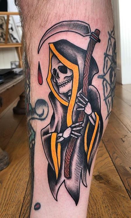 The Grim Reaper in Japanese and American Traditional culture  Tattoo Life