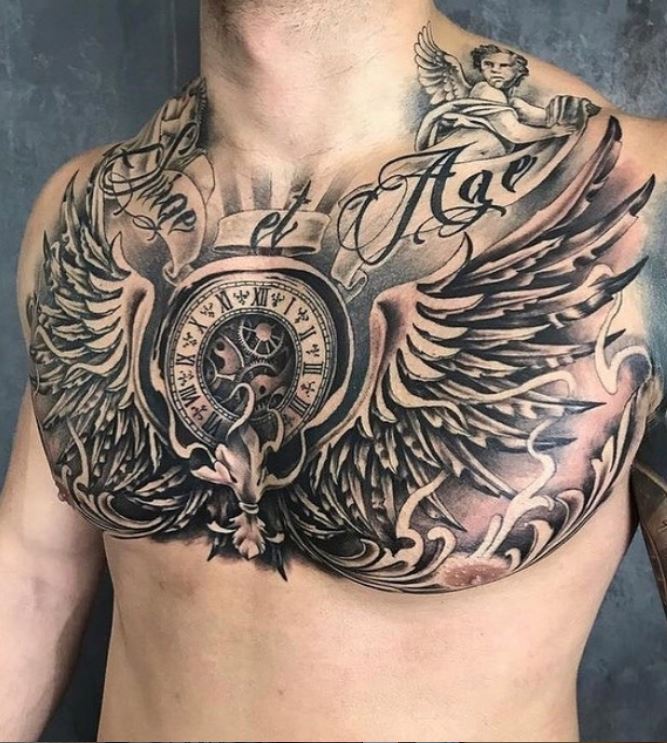 75 Appealing Chest Tattoos For Men  Tattoo Designs  TattoosBagcom