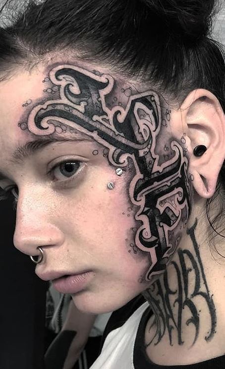 misman: [Get 36+] 19+ Face Tattoo Words Ideas Pictures GIF