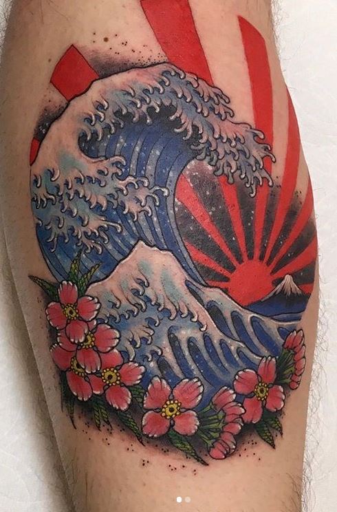 rising-sun-with-dragon-mens-japanese-shoulder-tattoo  #tattoosformenonshoulder, #dr… | Japanese tattoos for men, Traditional japanese  tattoos, Dragon tattoo designs