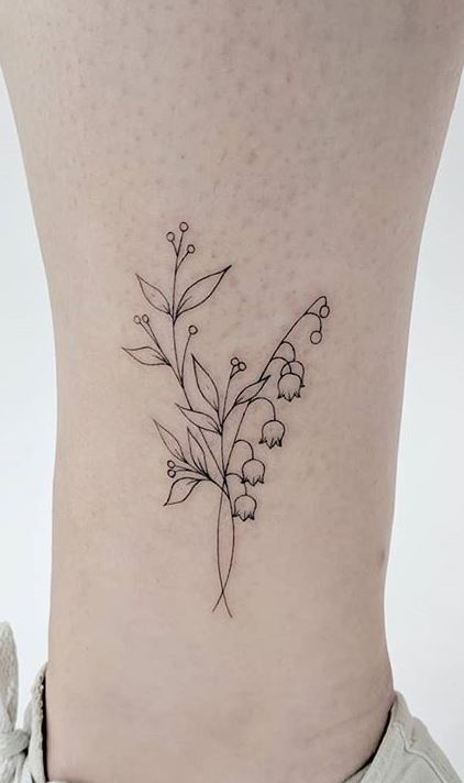 85 Stunning Lily of The Valley Tattoos - 2000 Daily