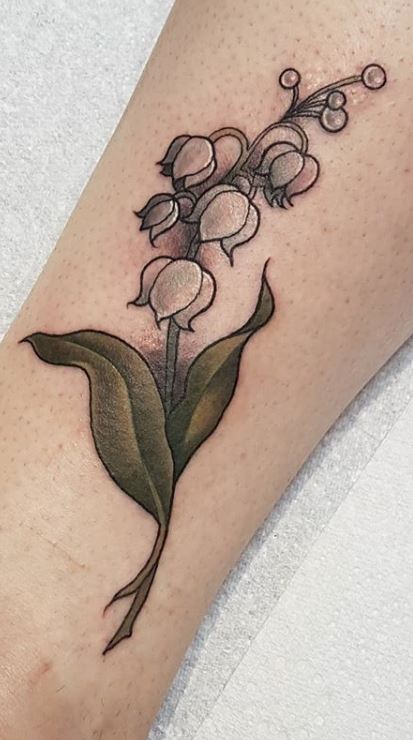 28 Lovely Lily Of The Valley Tattoo Ideas to Inspire You in 2023