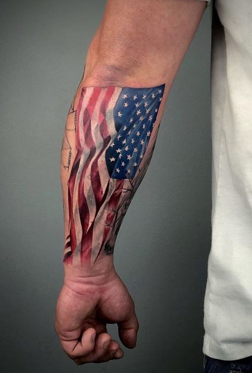 11 American Flag Tattoo Designs Design Press
