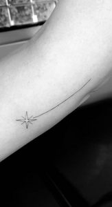 35 Trendy Shooting Star Tattoos, Ideas, Designs & Meanings - Tattoo Me Now