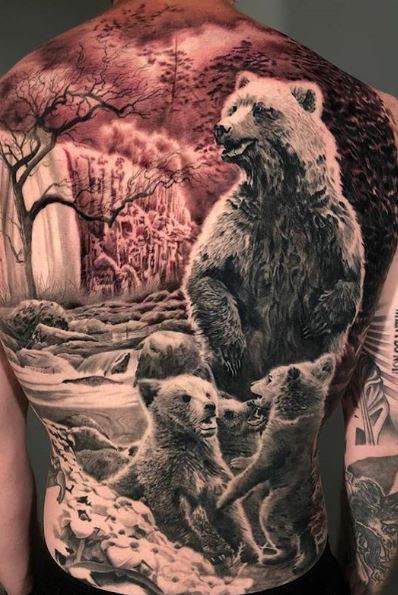 Stunning full sleeve  full back tattoos  Bespoke designs