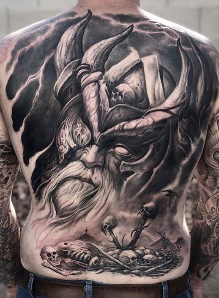 100 Trendy Full Back Tattoos Designs and Ideas for Men  Tattoo Me Now  Full  back tattoos Back tattoos for guys Back piece tattoo men