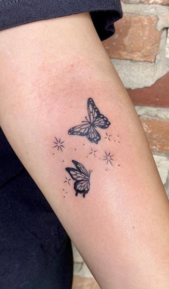 Buy Butterfly Stars Temporary Tattoo Online in India  Etsy