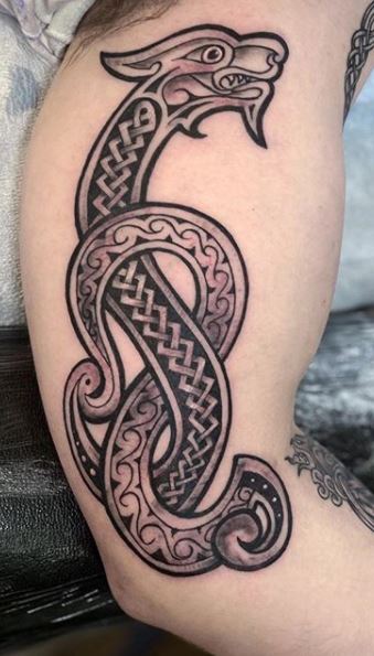 Eternal Link Band Celtic Tattoo Design  LuckyFish Art