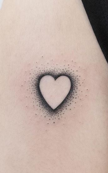 Tattoo uploaded by Victor Lopez  Matching hearts tattoo love friendship  forever matching heart hearttattoo simple outline  Tattoodo