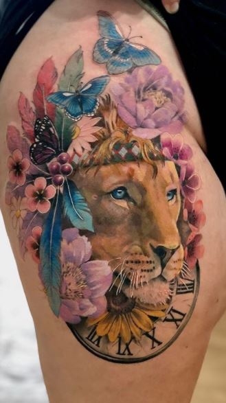 What Does Lion and Cub Tattoo Mean  Represent Symbolism