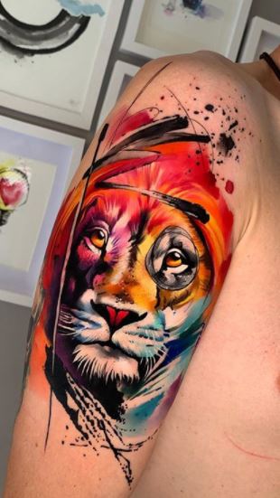 A Roar of Inspiration 50 Examples of Lion Tattoo  Art and Design