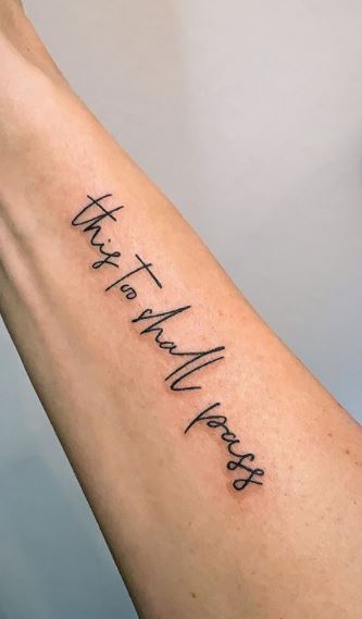 51 Beautiful Wording Tattoo For Arm  Tattoo Designs  TattoosBagcom