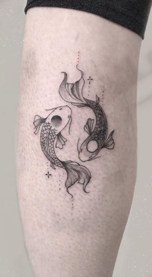 wanted to get a fish tattoo bc i'm a pisces, thought why not match with my  wife yoimiya : r/Yoimiya_Mains