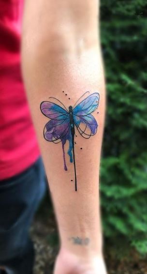 Dragonfly poked by me, 5rl for the whole thing : r/sticknpokes