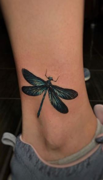 Lena Headey Dragonfly Foot Tattoo  Steal Her Style