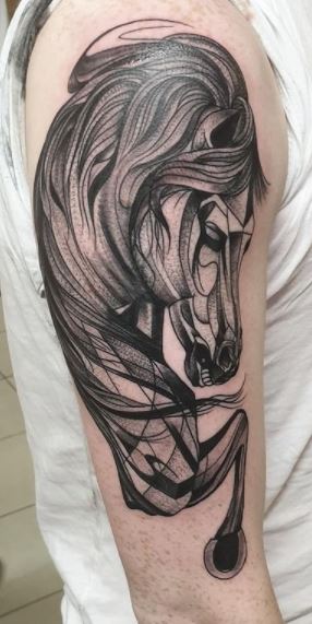 horse tattoo by Sasha Unisex 6  KickAss Things