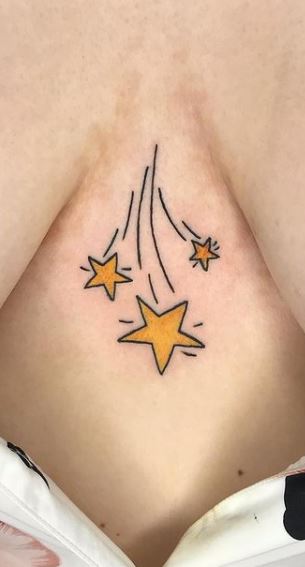THREE STARS INSIDE THREE STAR  Star tattoos for men Star tattoos Star  tattoo designs