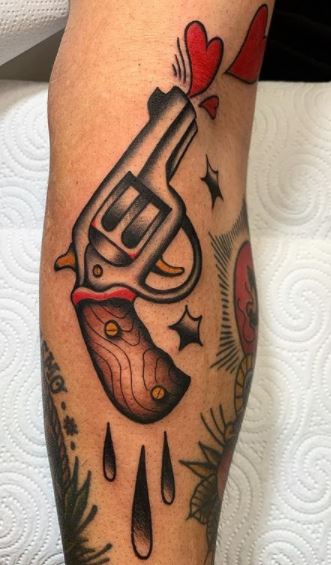 Best Gun Tattoo Meaning and Ideas  CHHORY