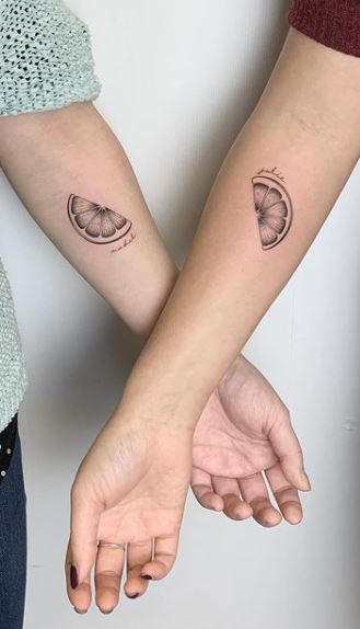 25 Fascinating Matching Sister Tattoos Timeless  Bridal Shower 101