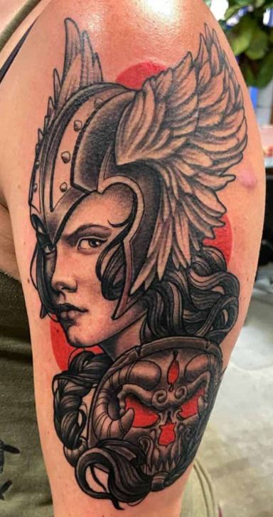 Glasshouse Tattoo  Awesome Freya norse goddess by Aaron Send us a message  or him directly at Schirmink to make a booking with him   Facebook