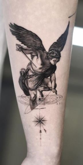 Unveiling the Mystical Beauty Angel Tattoos as Divine Artistry  Chronic  Ink